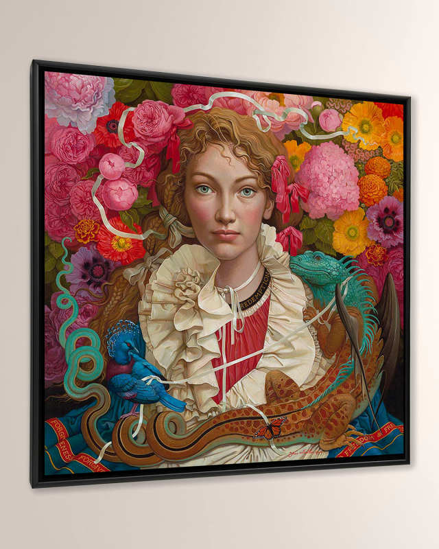 "Flowering Freedom" Limited Edition Giclee Canvas Wall Art